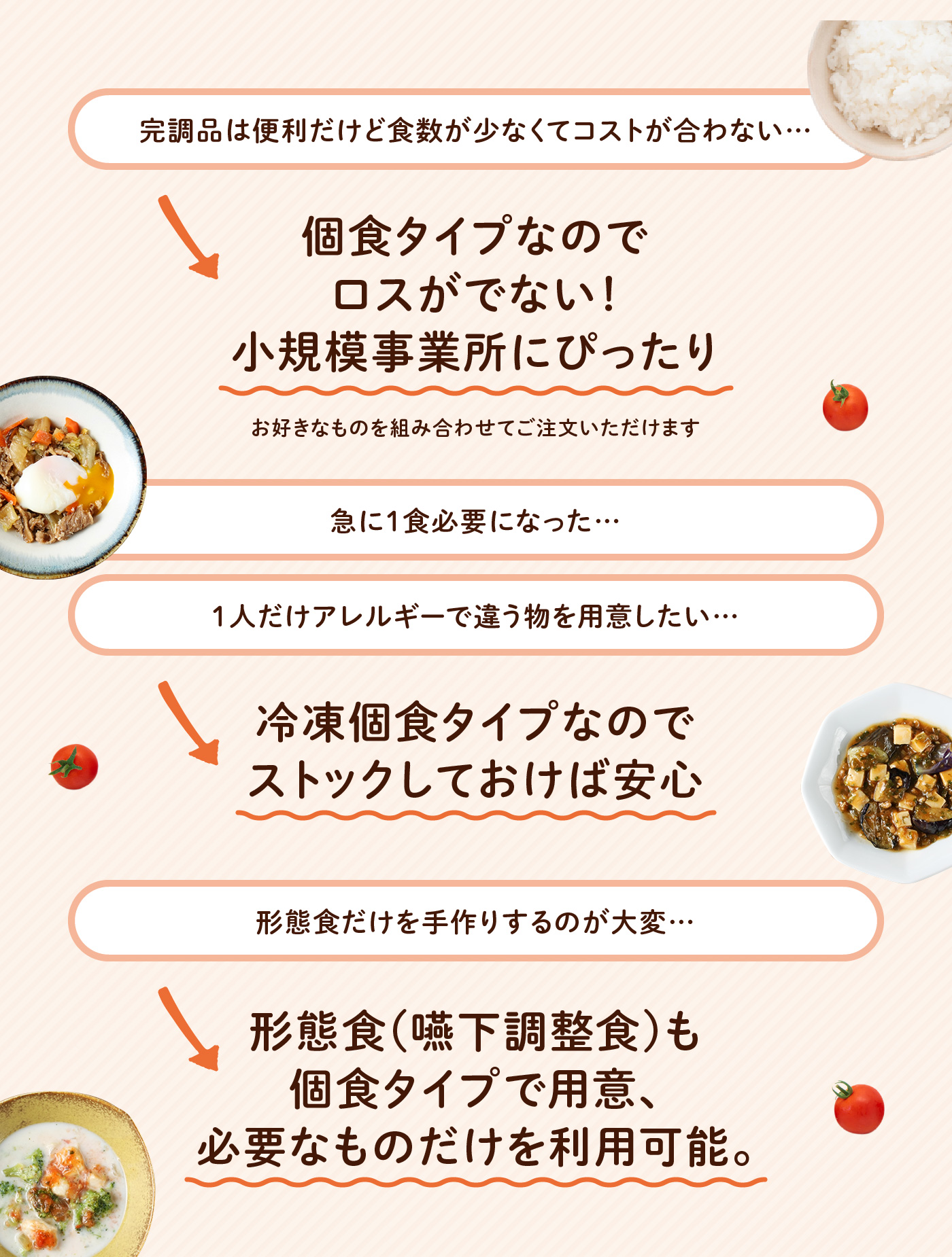 法人さまへ | 高齢者向けの冷凍惣菜宅配サービス | 食楽膳WEB 法人さまへ | 高齢者向けの冷凍惣菜宅配サービス | 食楽膳WEB